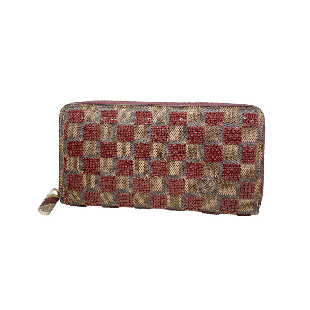 Louis Vuitton Damier Paillette Zippy Wallet N63174 Rouge (Men's/Women's)